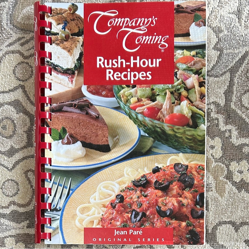 4/$20 Company’s Coming Rush-Hour Recipes by Jean Paré 2002